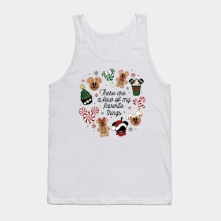 These Are a Few of my Favorite Things Disney Christmas Cute Family Candy Cake Food Tank Top